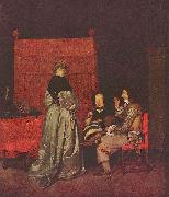Gerard ter Borch the Younger Paternal Admonition Germany oil painting artist